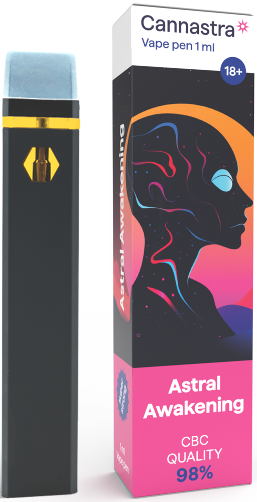 Cannastra CBC eldobható Vape Pen Astral Awakening