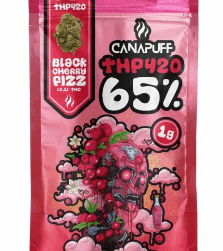 CanaPuff THP420 virág fekete cseresznye Fizz