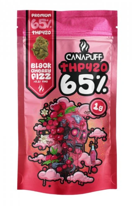 CanaPuff THP420 virág fekete cseresznye Fizz