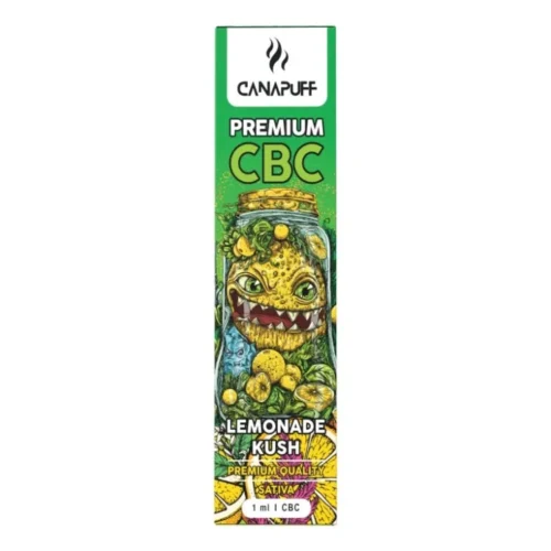 CanaPuff CBC eldobható vape toll LEMONADE KUSH