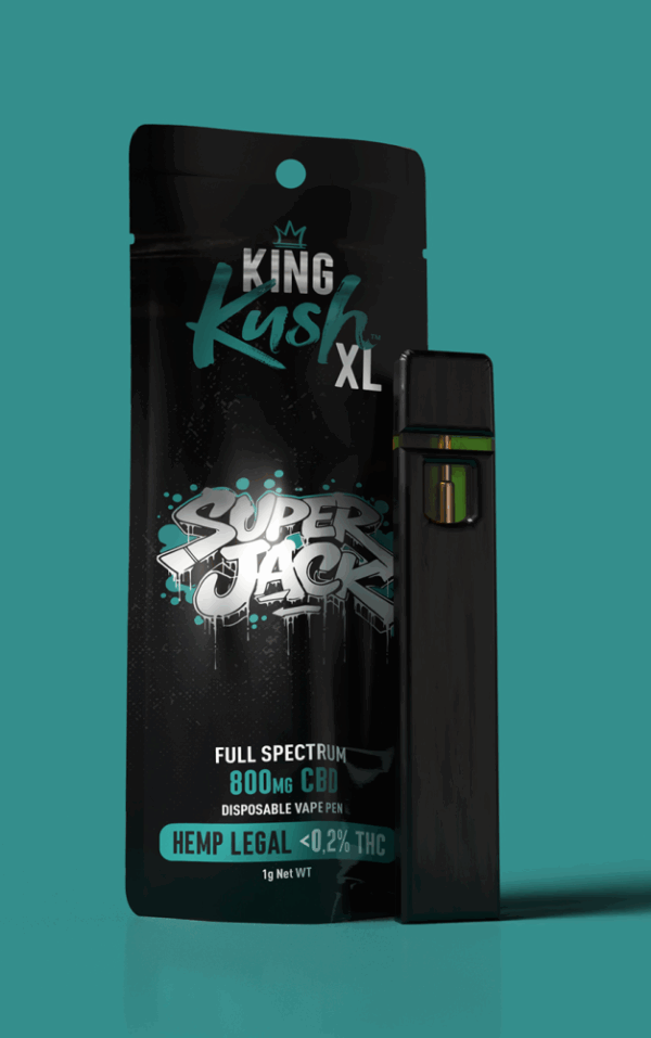 King Kush XL CBD Vape Pen Super Jack