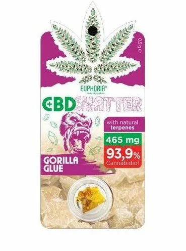 Euphoria Shatter Gorila ragasztó (93-465 mg CBD) 465 mg