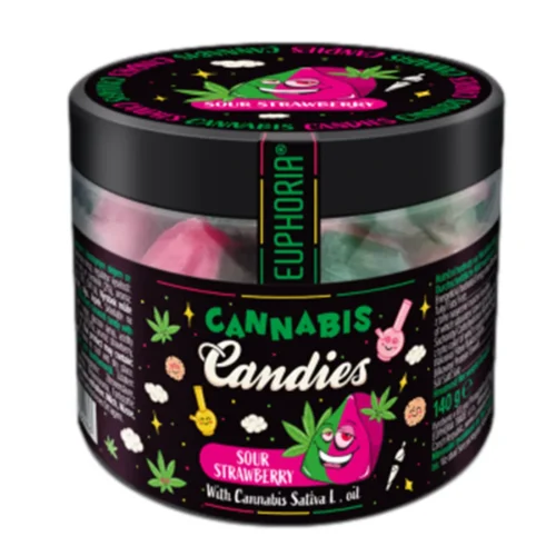 Euphoria Cannabis Candies Sour Strawberry