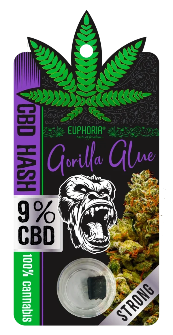 Euphoria CBD Hash 9% Gorilla Glue