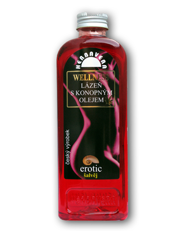 Herbavera Konopná olejová lázeň do koupele EROTIC 400 ml