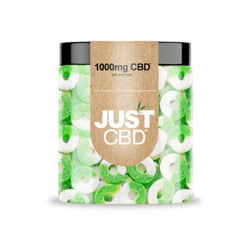 JustCBD Gummies Apple Rings 250 mg - 3000 mg CBD 1000 mg
