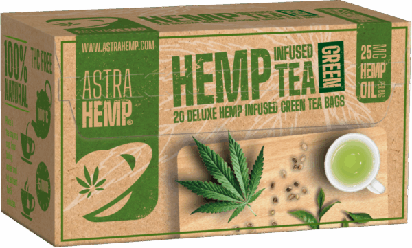 Astra kender zöld tea 25 mg kenderolaj (20 teászsákos doboz)