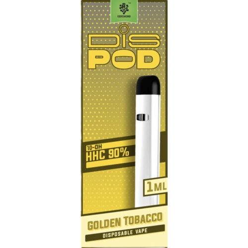 Czech CBD 10-OH-HHC Vape Pen disPOD Golden Tobacco