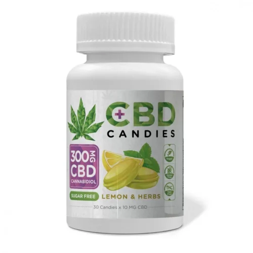 Euphoria CBD cukorkák Citrom és gyógynövények 300 mg CBD