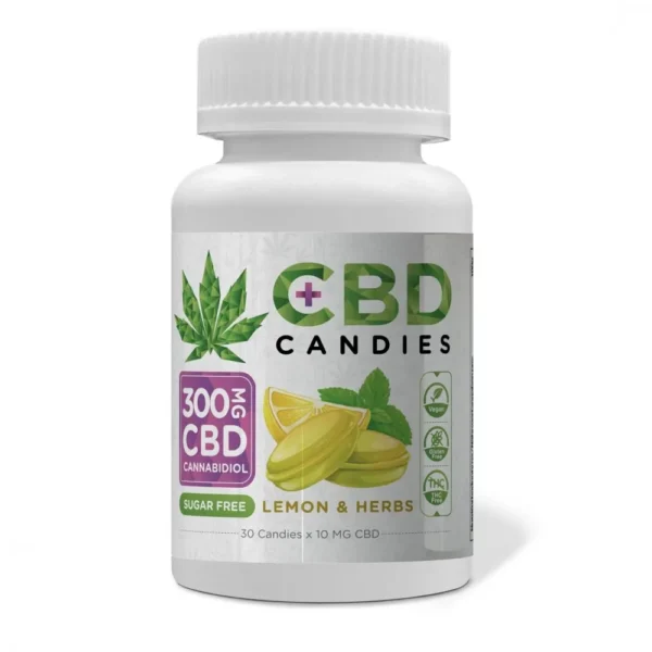 Euphoria CBD cukorkák Citrom és gyógynövények 300 mg CBD