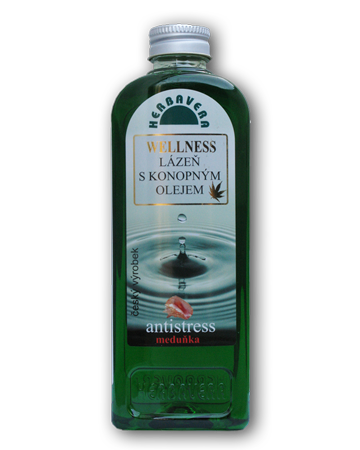 Herbavera Konopná olejová lázeň do koupele antistressz 400 ml