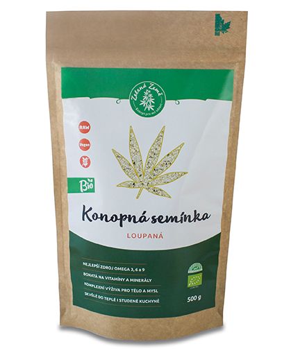 Zelena Zeme hántolt kendermag BIO