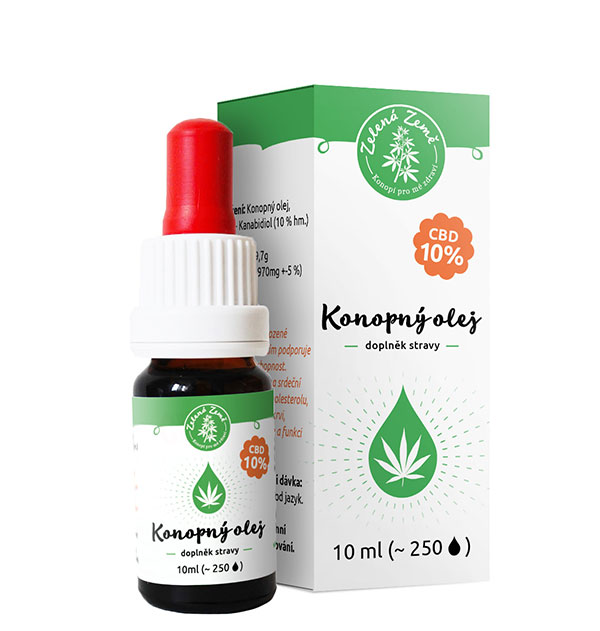 Zelena Zeme CBD kenderolaj 10%