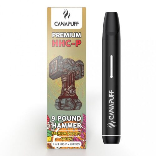 CanaPuff 9 POUND HAMMER 96 % HHCP - Eldobható vape toll