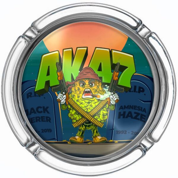 Best Buds Kisméretű üveg hamutartó AK47