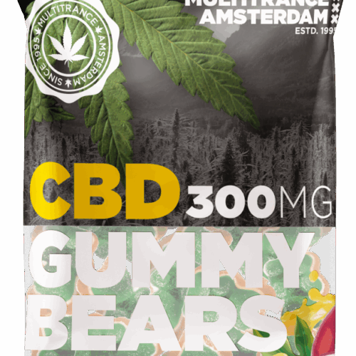 Passiógyümölcs ízű CBD mézgás medve (300 mg)