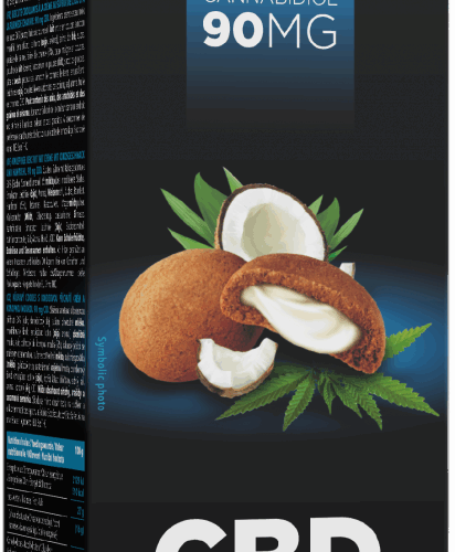CBD kókuszkrémes keksz (90 mg)