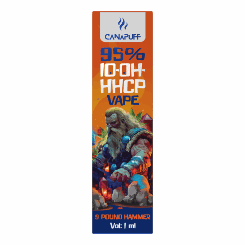 CanaPuff 10-OH-HHCP eldobható Vape Pen 9 font Hammer