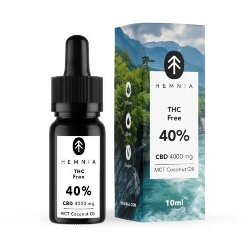 Hemnia CBD olaj 40% THC mentes