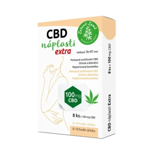 Zelena Zeme CBD tapaszok Extra 8 db