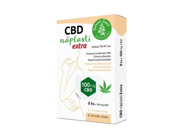 Zelena Zeme CBD tapaszok Extra 8 db
