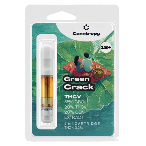 Canntropy THCV kazetta Zöld repedés - 20 % THCV