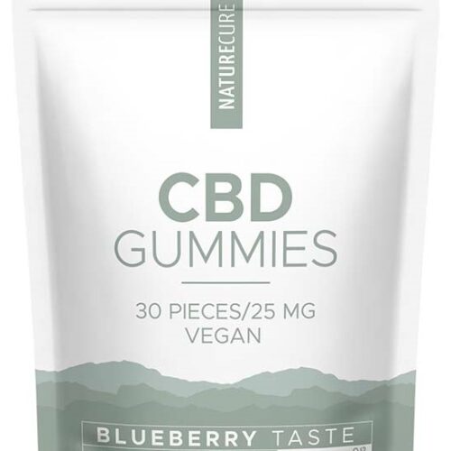 Nature Cure CBD Áfonyás Gummies - 750 mg CBD