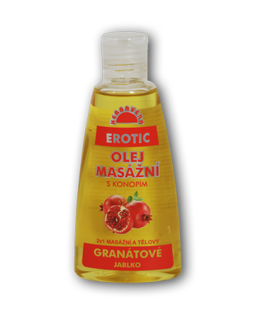 Herbavera Erotikus Olej masážní Granátové jablko 150 ml