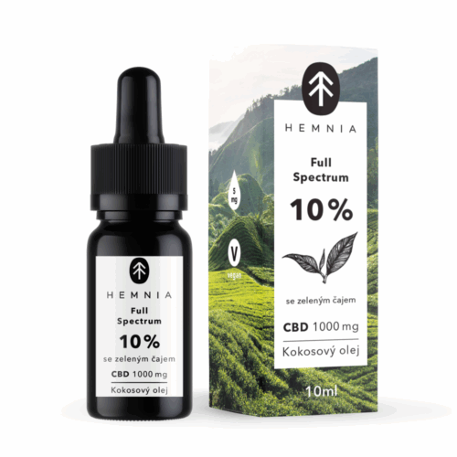 Hemnia Teljes spektrumú CBD MCT kókuszolaj 10%