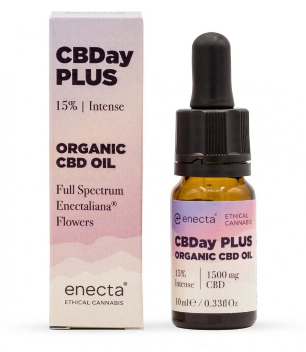 Enecta CBDay Plus Intense Full Spectrum CBD olaj 15%