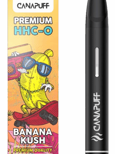CanaPuff Banana Kush 96 % HHC-O - Eldobható vape toll