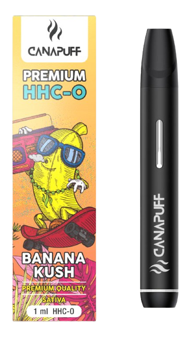 CanaPuff Banana Kush 96 % HHC-O - Eldobható vape toll