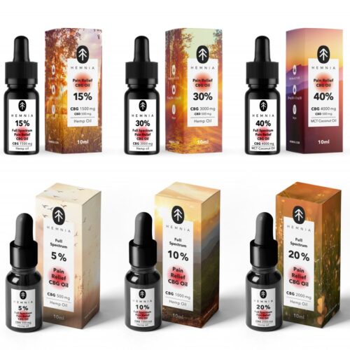 Hemnia Teljes spektrumú CBG olajok 5-40%