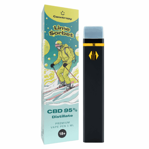 Canntropy CBD eldobható Vape Pen Lime Sorbet