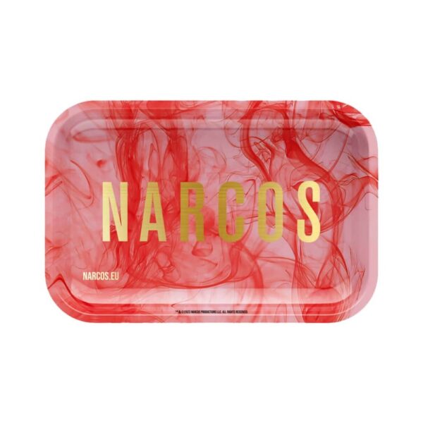 Narcos Metal Rolling Tray Pink Edition