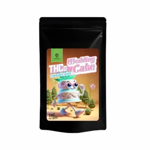 Czech CBD THCD cannabis virág esküvői torta