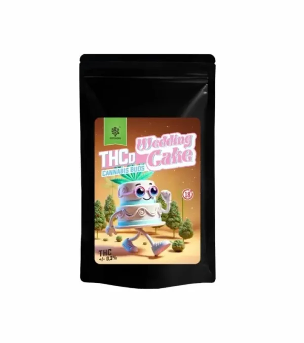 Czech CBD THCD cannabis virág esküvői torta
