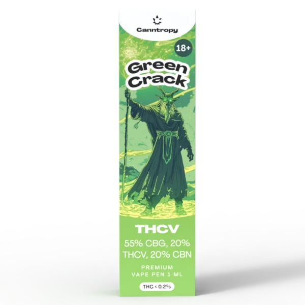 Canntropy THCV Vape Pen Green Crack