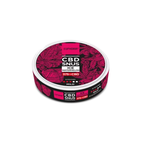 Euphoria CBD SNUS Ice Watermelon 375 mg (15 x 25 mg)
