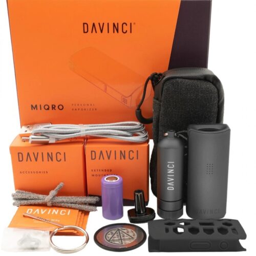 DaVinci MIQRO párologtató - Ónix / Fekete - Explorer's Collection Set