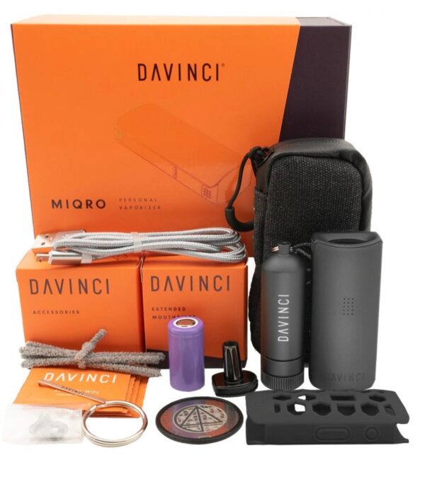 DaVinci MIQRO párologtató - Ónix / Fekete - Explorer's Collection Set
