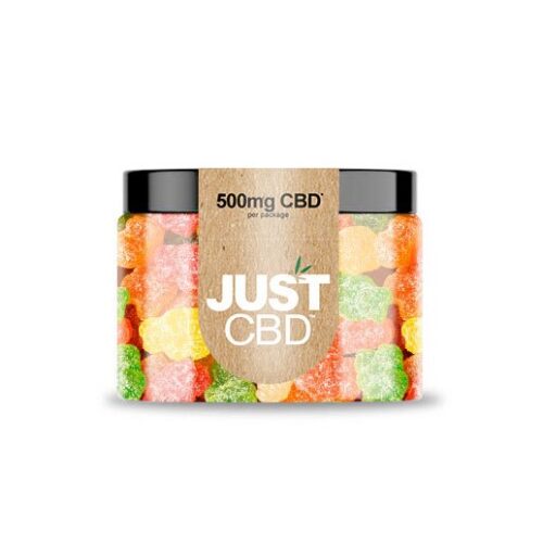 JustCBD Sour Bears 250 mg - 3000 mg CBD 500 mg