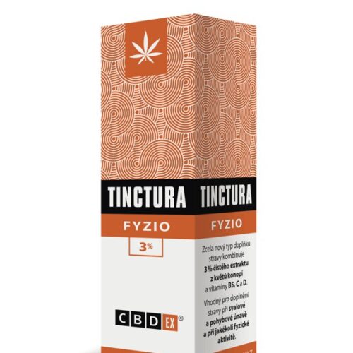 CBDex Tinctura Fyzio 3% 10 ml