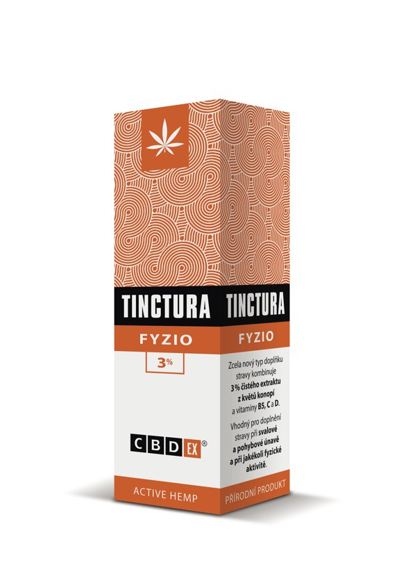 CBDex Tinctura Fyzio 3% 10 ml