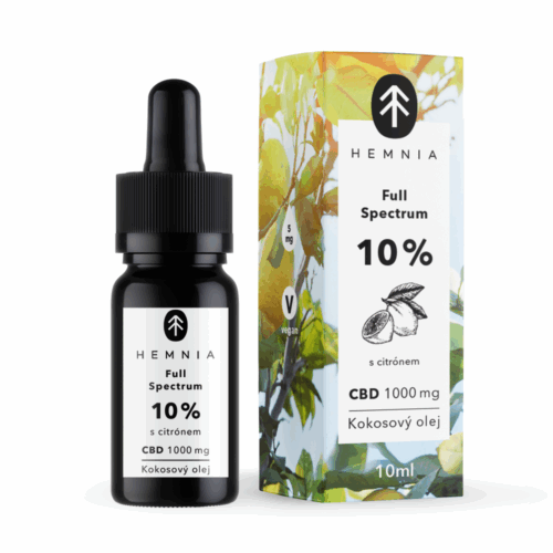 Hemnia Teljes spektrumú CBD MCT kókuszolaj 10%