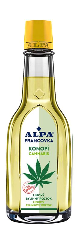 ALPA embrocation cannabis – alkohol tartalmú gyógynövényes oldat