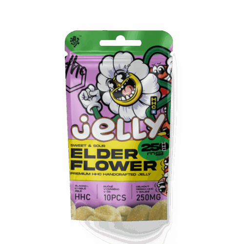 Czech CBD HHC Jelly Bodzavirág 250 mg