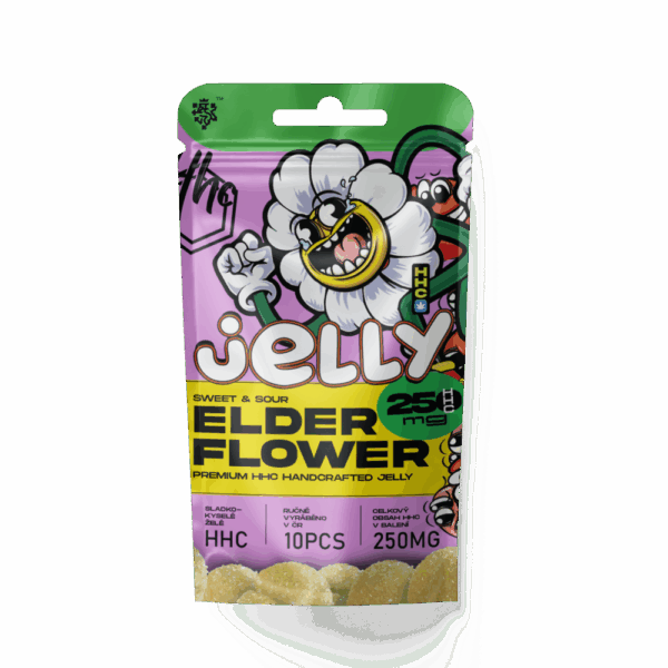 Czech CBD HHC Jelly Bodzavirág 250 mg