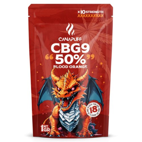 CanaPuff CBG9 virágok vérnarancs