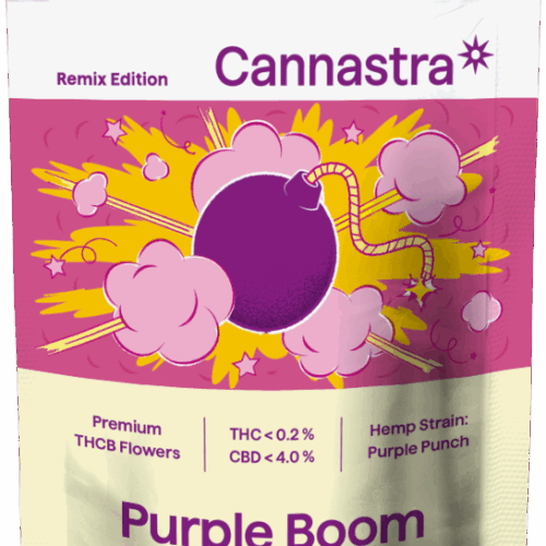 Cannastra THCB Flower Purple Boom